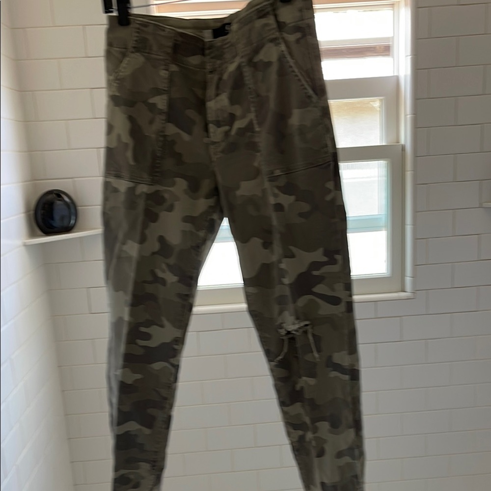 Kut from the Kloth Camouflage Pants - Green and Brown